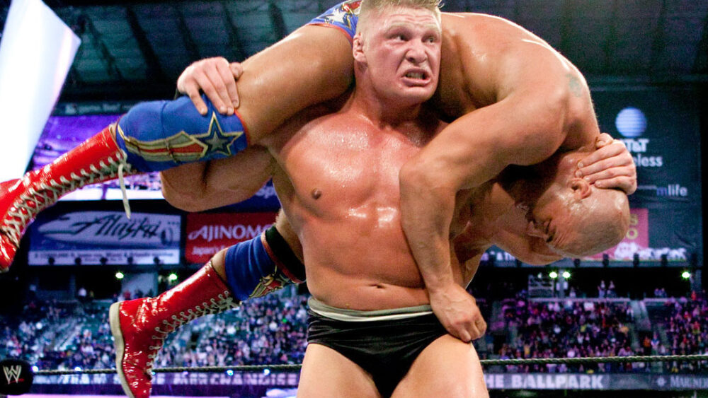 The Best Wrestlemania Matches: Kurt Angle vs. Brock Lesnar