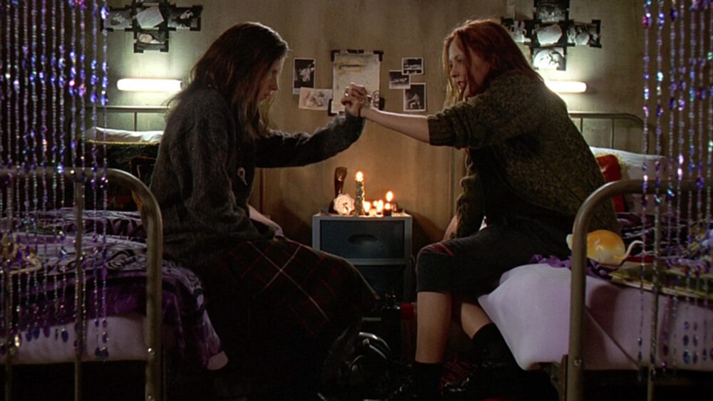 Brigitte and Ginger on their bed