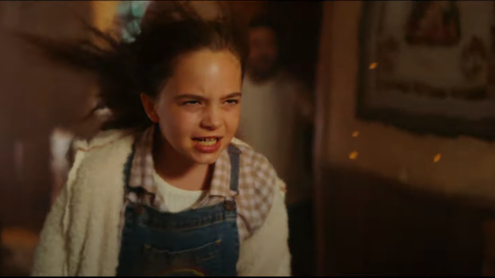 Firestarter: Ryan Kiera Armstrong as Charlie using her powers