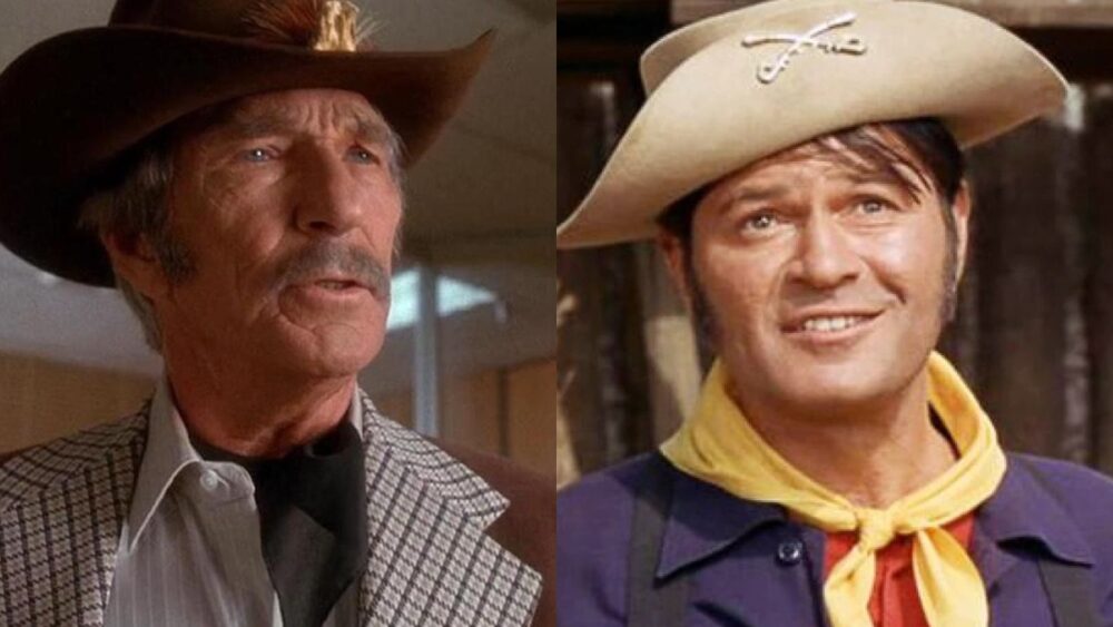 L.Q. Jones and Larry Storch