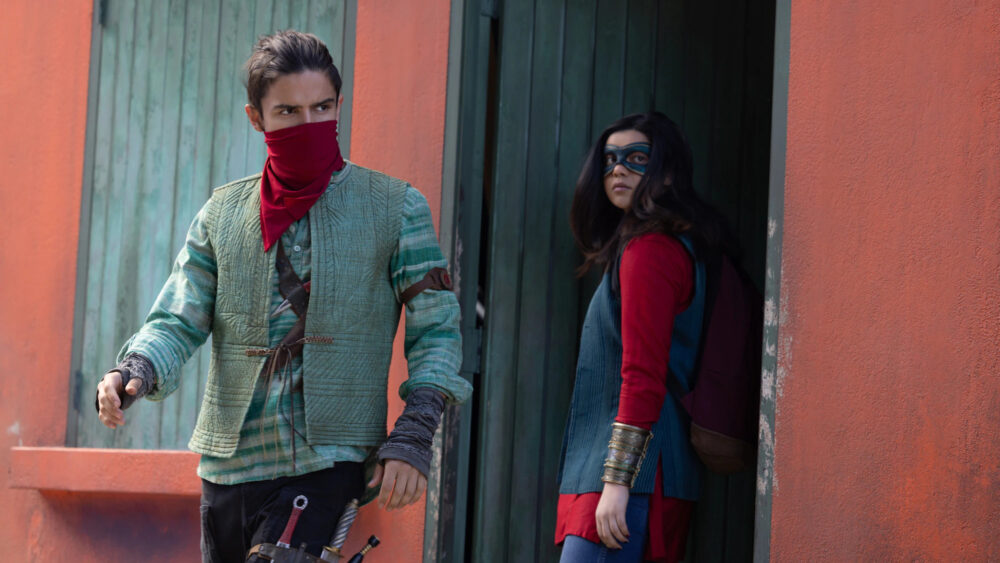 Kamala Khan/ Miss Marvel and Kareem/ Red Dagger in Miss Marvel Seeing Red