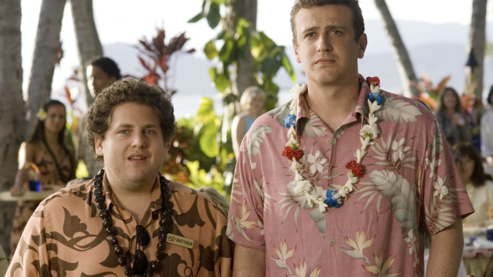 Forgetting Sarah Marshall Jason Segel and Jonah Hill