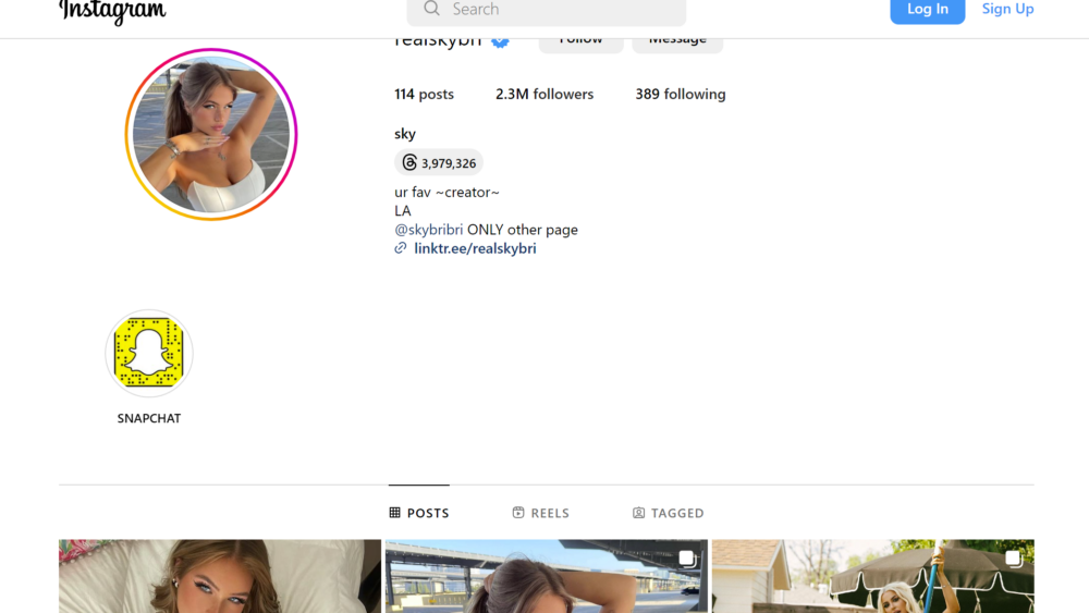 Sky Bri Instagram