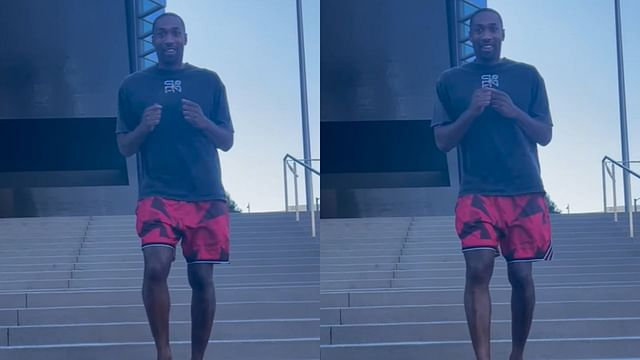 gilbert arenas celebrates leaving jail after pleading not guilty to illegal gambling charges